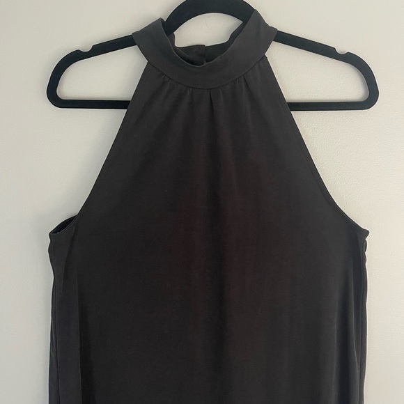 SILENCE + Noise Black Tent Style Halter Top Dress - Picture 4 of 10